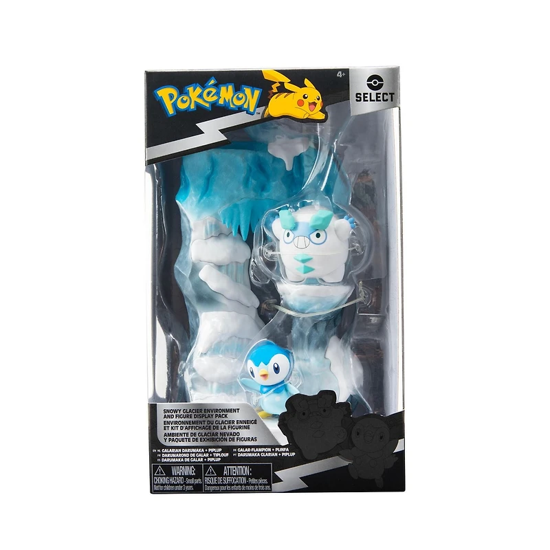 Pokémon Select - Snowy Glacier Environment: Piplup & Galarian Darumaka