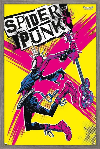 Marvel Spider-Man: Across The Spider-Verse - Spider-Punk Wall Poster, 22.375" x 34"