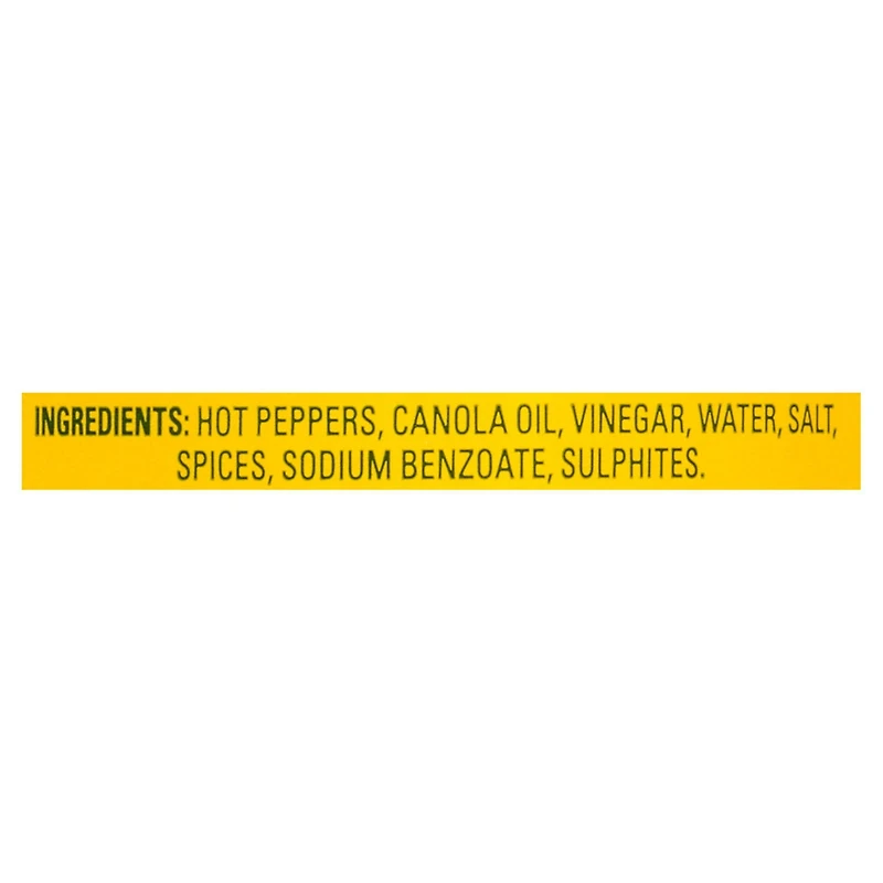 Aurora Hot Sliced Peppers in Oil
