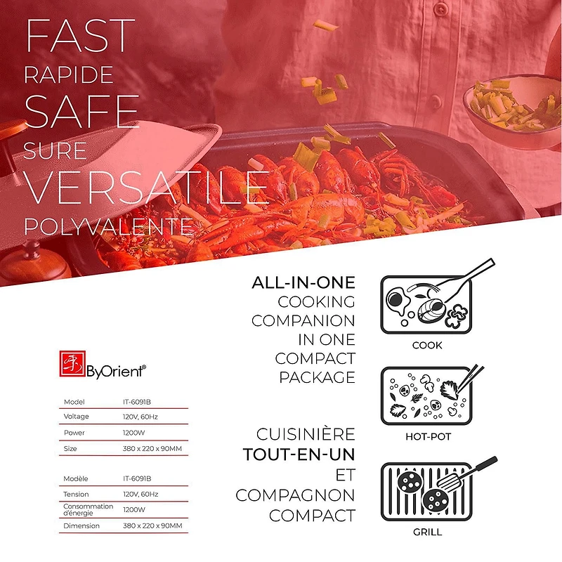 ByOrient Multi-Function Compact Cooker