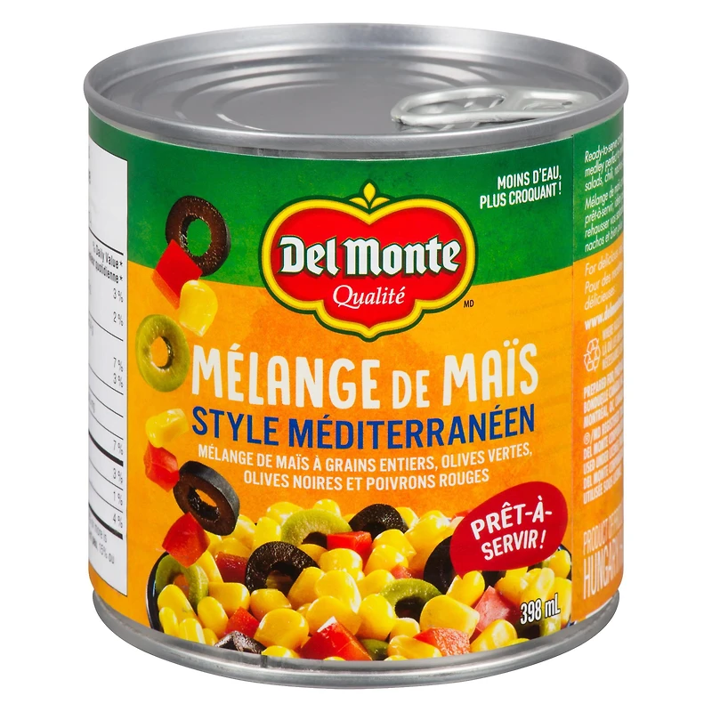 Del Monte®Corn Medley Mediterranean Style 398 mL