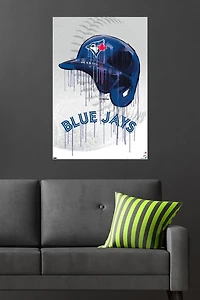 MLB Toronto Blue Jays - Drip Helmet 22 Wall Poster, 22.375" x 34"