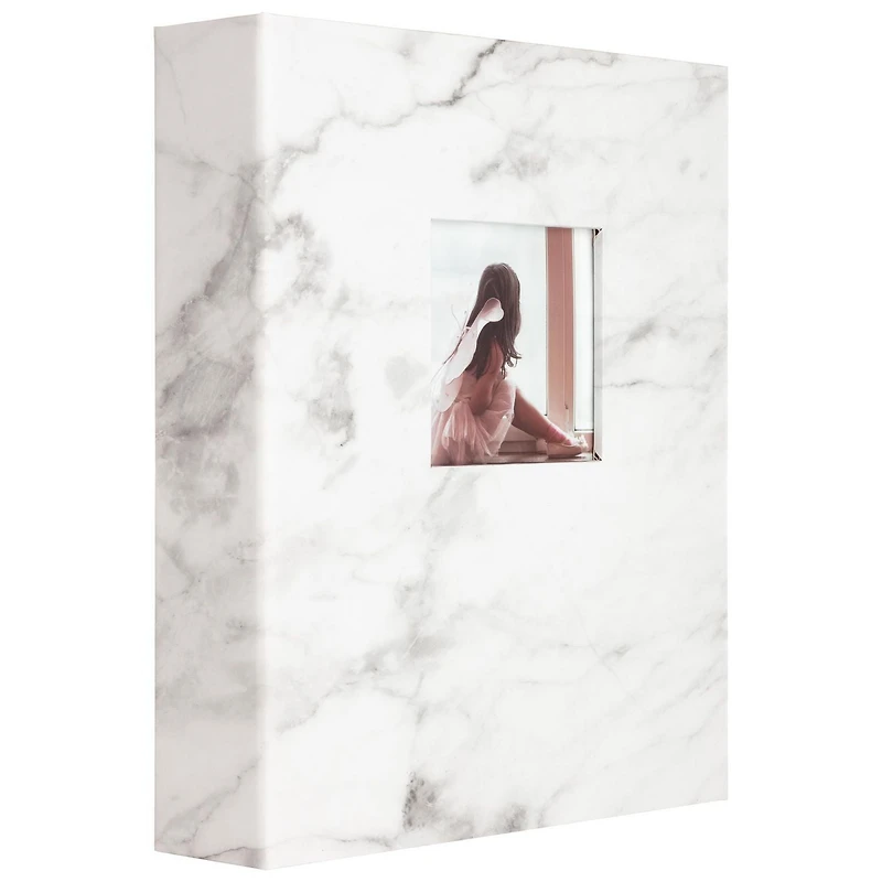 Pinnacle 4UP Marble Frame Front Photo Album