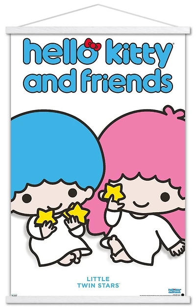 Hello Kitty and Friends: Hello - Little Twin Stars Feature Series Wall Poster with Pushpins