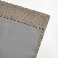 Mainstays Panneaux Occultants en Sergé Uni et Voilages, Ensemble de 4, Brun Sable, 27,5" L x 84" H