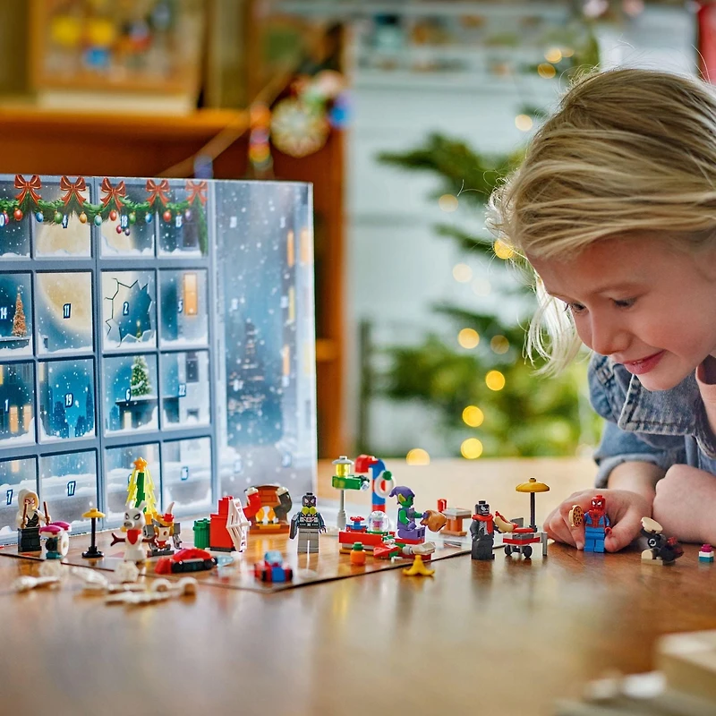 LEGO Marvel Spider-Man 2024 Advent Calendar, Marvel Count Down Holiday Gift for Kids, 76293