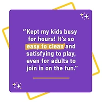 Kinetic Sand Sandbox Set, 1lb Blue Play Sand, Sandbox Storage, 4 Molds and Tools, Sensory Toys for Kids Ages 3+