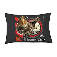 Ensemble de draps pour lit 1 place Monde Jurassique "Triple Team" Ens de draps pout lit Jurassic