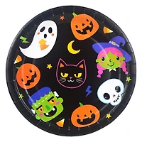 Assiettes en carton multicolores pour l'Halloween, 23 cm, 8 unités, Way to Celebration