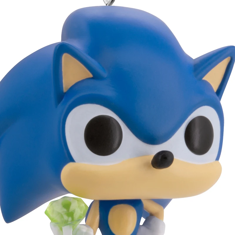 Décoration Hallmark de Noël, Sonic, le hérisson avec une émeraude, Funko POP!, articles-cadeaux de culture populaire