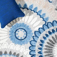 SAFAVIEH Cabana Marina Suzani Outdoor Area Rug