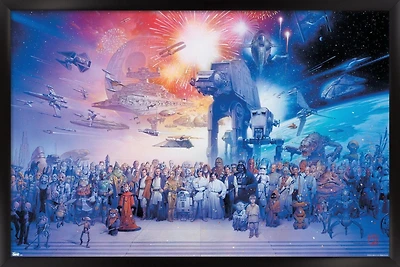 Star Wars: Saga - Galaxy Wall Poster, 22.375" x 34"