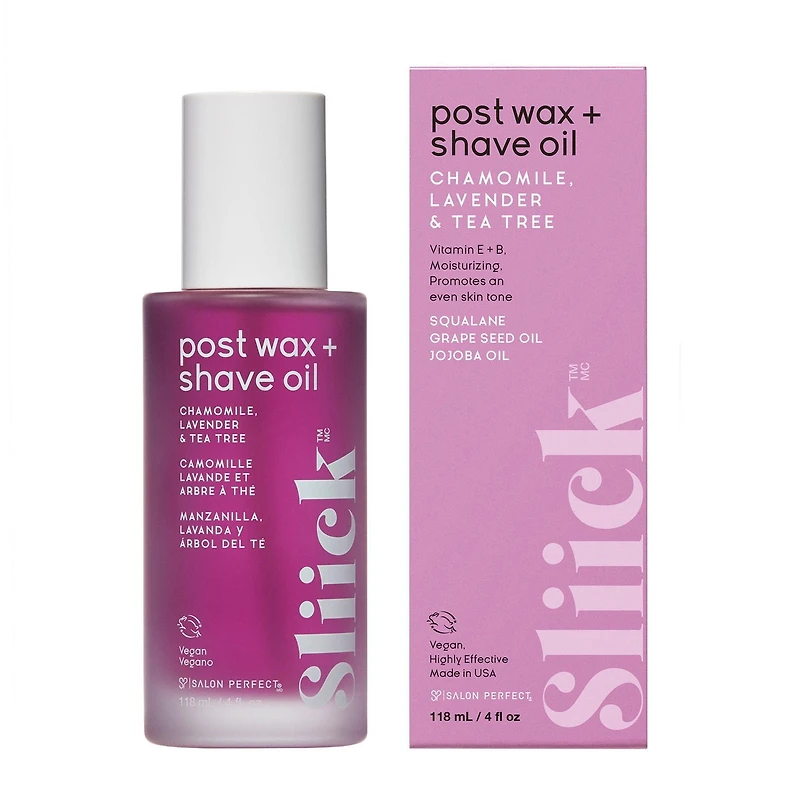 Sliick - Post Wax Oil - Chamomile Milk & Lavander Tea Tree - Vitamin E+B - 118 ml