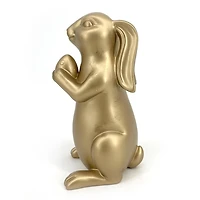 Gold Resin Bunny