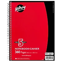 Hilroy - Cahier à 5 sujets, 360 pages