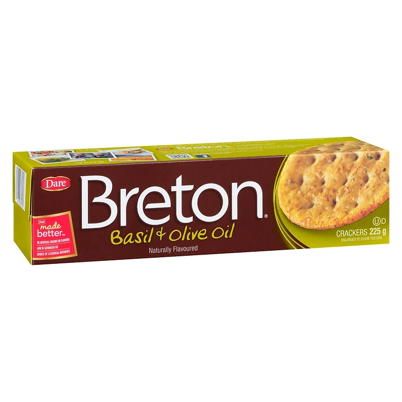 Breton Basil & Olive Oil Crackers, Dare