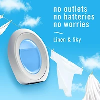 Febreze Bathroom Air Freshener, Odor-Fighting, Linen & Sky Scent, 15ML