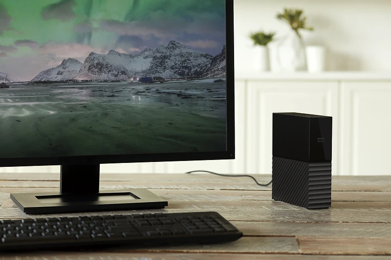 Western Digital My Book Western DigitalBBGB0080HBK - Hard drive - encrypted - 8 TB - external (desktop) - USB 3.0 - 256-bit AES - black