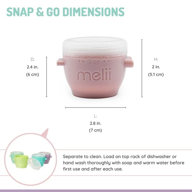 Snap & Go Pods (2oz) - 12 piece set