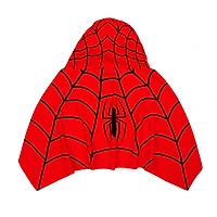 Spider-Man Serviette à Capuche pour Enfants, 100 % Coton À Capuche (55.8 x 129.5 cm)