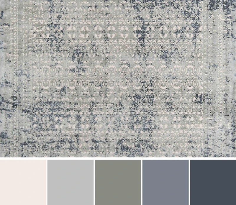 ECARPET Mabel 8'11" x 12'6" Traditional Area Rug for Living Room, Bedroom, Dining Room, Entrance, Hallway and More.