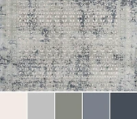 ECARPET Mabel 8'11" x 12'6" Traditional Area Rug for Living Room, Bedroom, Dining Room, Entrance, Hallway and More.