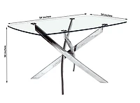 Canadian Genesis Rectangle Small - Table de salle à manger 54