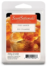 Cubes de cire parfumée ScentSationals - Feu D'Ambre