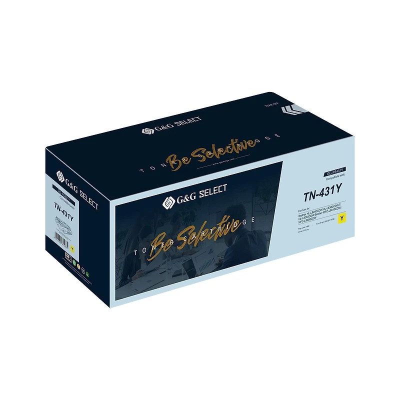 G&G Select Brother TN-431 Nouvelle cartouche de toner jaune compatible