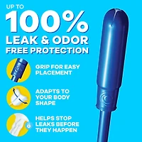 Tampax Pearl Tampons, with LeakGuard Braid, Super Absorbency, Unscented, 36CT