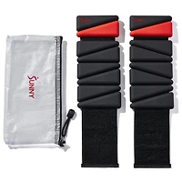 Sunny Health & Fitness 4 LB Wearable Arm Weights – Set of 2 (2 LB Each) – Adjustable Silicone Ankle Weights, Flexible Strap, Small Wrist Weights 2 LB for Walking, Yoga, Pilates, and More – NO. 103-2