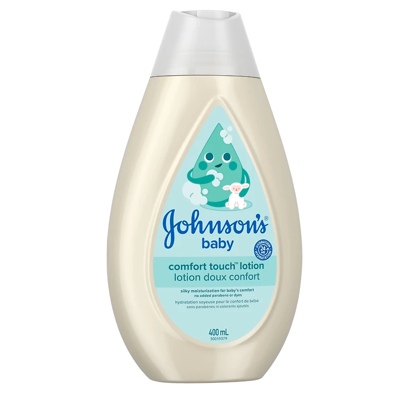 Johnson's Baby Lotion for Newborns, CottonTouch Cream, 400 mL