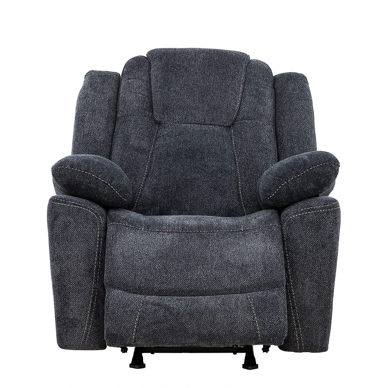 Fauteuil berçant inclinable Primo Anakin 38 po avec levier – fauteuil rembourré, inclinaison manuelle, dossier coussiné, pour salon