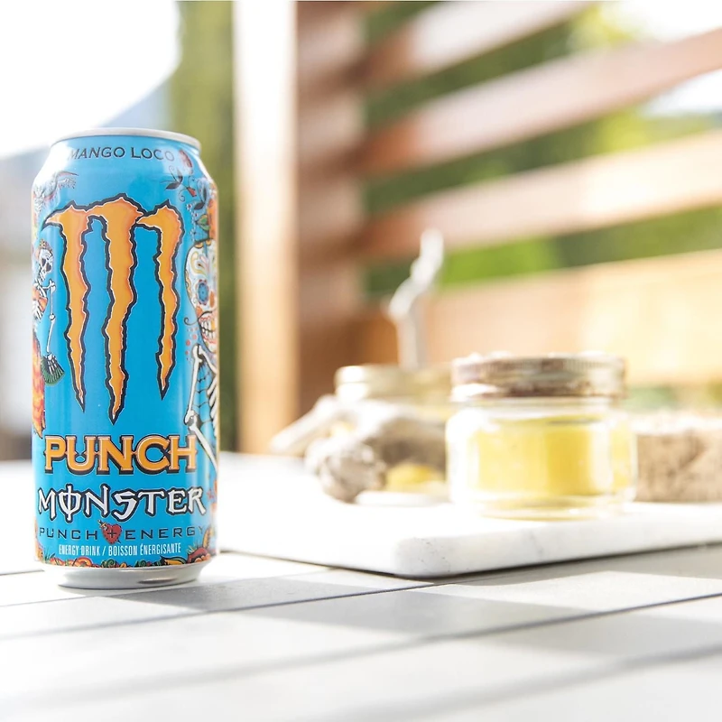MONSTER ENERGY, Mango Loco, canette de 473 mL