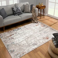 Rug Branch Cascade Collection Tapis abstrait moderne