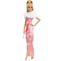 Barbie Enchanted Evening Fashion Doll in Pink Dress, Mattel Replay the Classics Collection - Walmart Exclusive