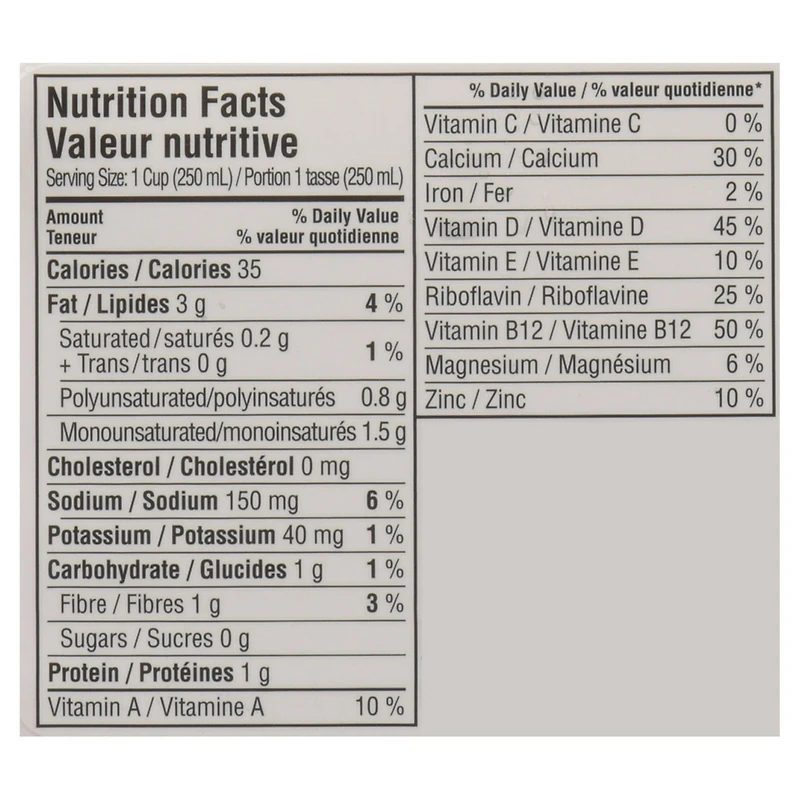 Earth's Own Almond Unsweetened 3.95L