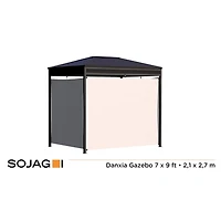 Sojag Danxia 7 x 9 x 9 ft Cream Gazebo