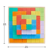 Fisher-Price Blocs à empiler en bois, 65 éléments en bois
