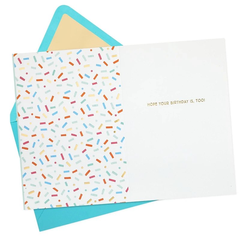 Carte de fête pour les enfants, Signature de Hallmark (Zèbre, « One of a Kind »)