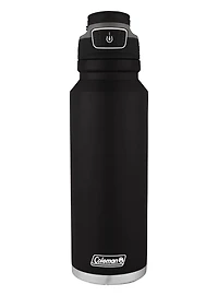 Coleman FreeFlow AUTOSEAL® 1.2L Bouteille D'eau Isolée En Acier Inoxydable, Noir 40oz/1.2L, Sans BPA
