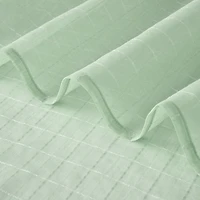 Mainstays Windowpane Sheer Curtain Panel Pair, Set of 2, White, 38" W x 84" L, 2 Set MS Sheer Curtain Panel