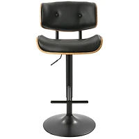Tabouret de bar moderne milieu-du-siècle Lombardi, de LumiSource