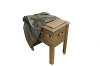 53QT Rustic Wood Cooler