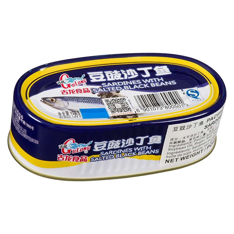 Pacific Sardines with Salted Black Beans