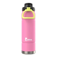 Bouteille d'eau bubba Trailblazer, acier inoxydable, isolation sous vide, 709 mL (40 oz), couvercle avec paille, azalée