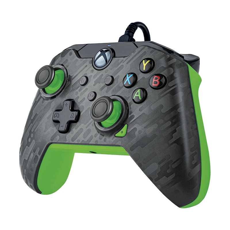 PDP Wired Controller: Neon Carbon - Xbox Series X|S, Xbox One, & Windows 10/11, PDP W CNTRL: Neon Carbon