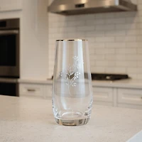 Holiday Time WW Berry Stemless Champagne Glass, 11oz, 1piece