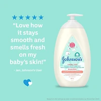Johnson's Baby Lotion for Newborns, CottonTouch Cream, 800 mL