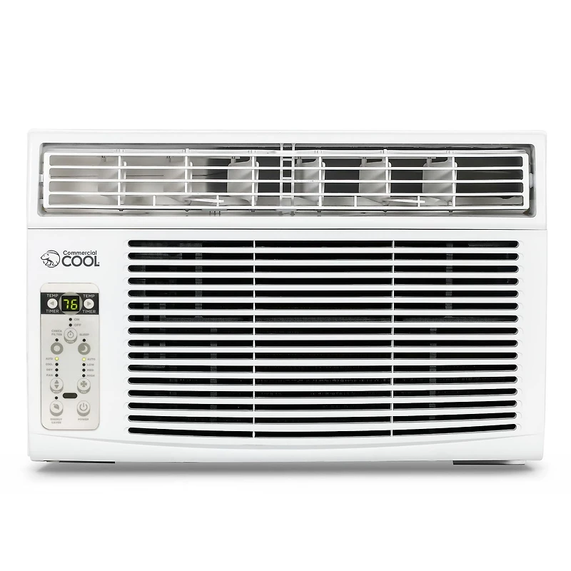 Commercial Cool 14,500 BTU Window Air Conditioner, Window AC with Full Function Remote Control and Electronic Thermostat, Air Conditioner Window Unit up to 700 Sq. Ft. with Energy Saver & Sleep Mode,